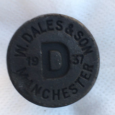 W. Dales & Son Manchester antique vintage soda ginger beer bottle screw stopper