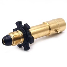 LPG UK Bayonet Propane Safefill gas bottle  Adapter Soft Nose Pol Hand Swivel