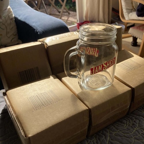 Glass mulled wine jam tankard - wine,