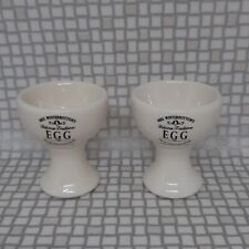 Mrs Winterbottom's Egg Cups x2 Ceramic Traditional Pair