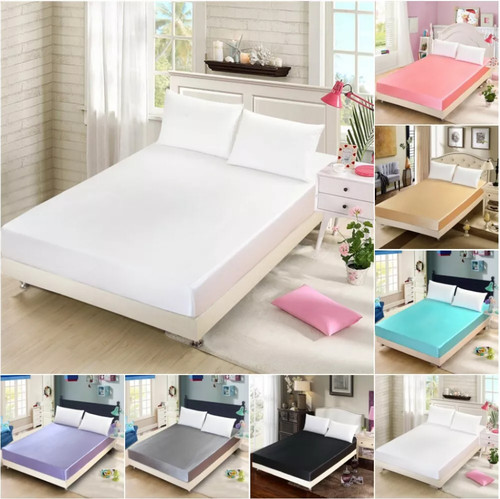 Satin silk 3pcs bedding set - 3pcs,