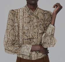 ZARA ANIMAL PRINT CHIFFON