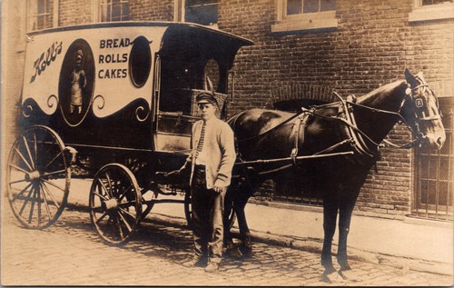 Kolb bakery delivery wagon - bakery,