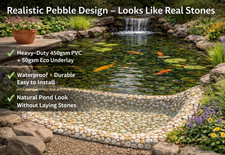 Garden Lining Pebble Effect