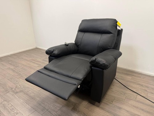 Paolo black leather mix - paolo, power
