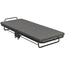 HOMCOM Single Folding Bed with