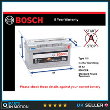 Car Battery S5010 Bosch 110