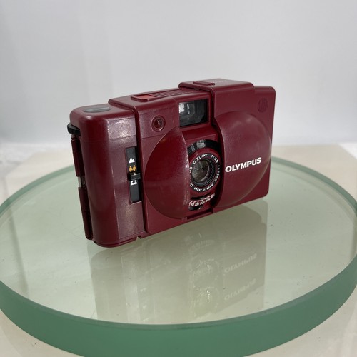 Rare red olympus compact - red, 2