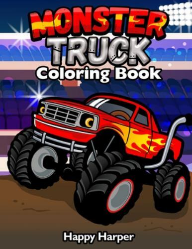 Monster truck coloring book - monster,