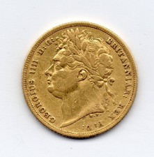 1821 Sovereign, George IV