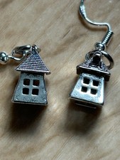 Unusual Fun House Earrings 925