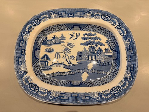 Victorian willow pattern - victorian,