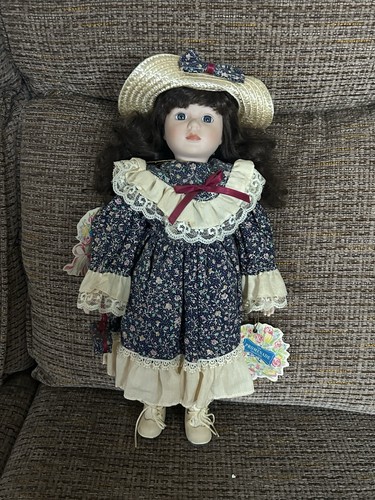 Beatrice porcelain doll - porcelain,
