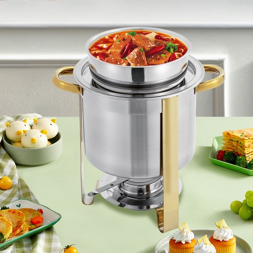 Stainless steel round soup - steel,