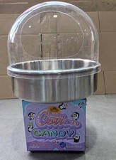 Candyfloss machine with metal