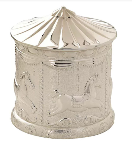 Bambino silverplated money box - silverplated,
