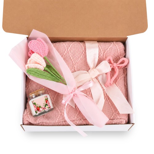 Blush bloom candle - candle, gift
