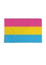 Pansexual Accessories - Flag Bracelet Badge Face Paint Lanyard Belt Sweat Set