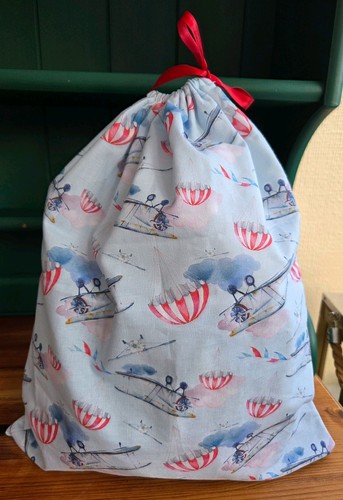 Handmade fabric gift bag - gift, bi-