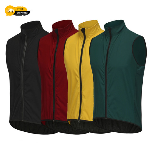 Men cycling gilet - gilet, windproof
