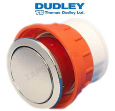 THOMAS DUDLEY VANTAGE C/P SINGLE FLUSH 73.5mm ROUND PNEUMATIC TOILET PUSH BUTTON