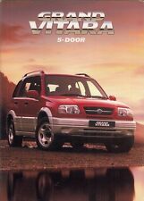 Suzuki Grand Vitara 5-dr 1999-2000 UK Market Sales Brochure 2.5 V6 & 2.0 TD