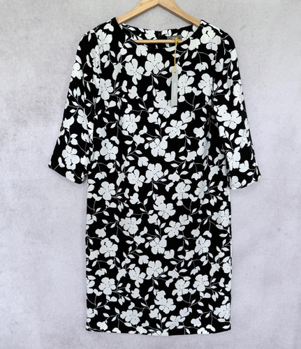 Jaeger shift dress - 8, black