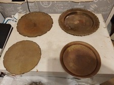 Vintage nautical brass plates