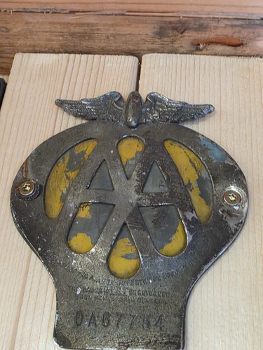 Vintage car badge - vintage, with