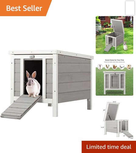 Pet wooden hide house - wooden, rabbit
