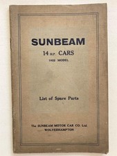 Sunbeam 14 HP Cars Illustrated