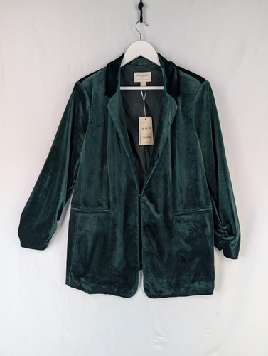 Monsoon green velvet oversized - monsoon,