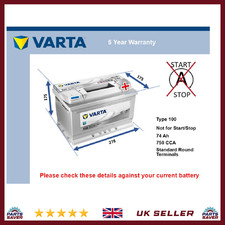 Battery fits TVR CERBERA 280