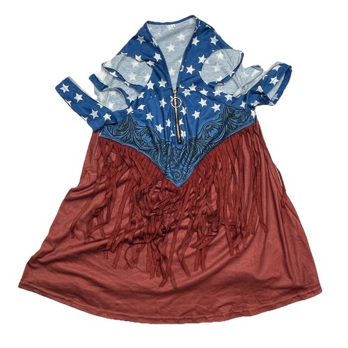 Western patriotic small saloon - small,