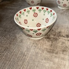 Emma Bridgewater Christmas Joy star    Small Old Bowl (Used)