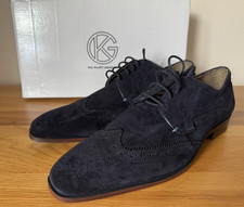 Kurt Geiger Mens Navy Suede