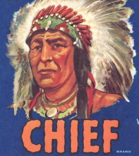 1948 label indian wenatchee - label,