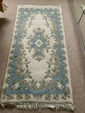 Khyber Blue & Beige fine Mill