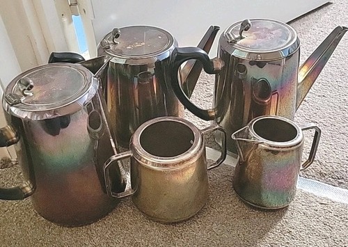 Vintage silver plated - plated, tea