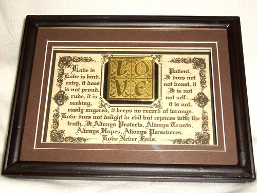 Bible verse plaque - 3d, shadow