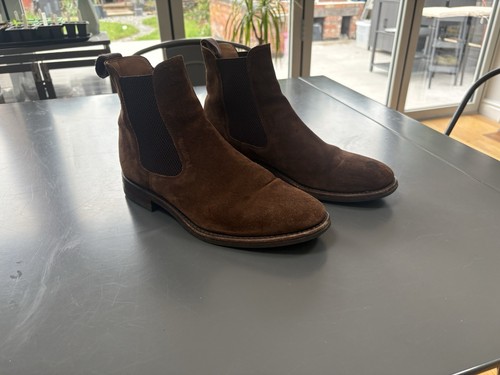 Loake hickstead brown suede - brown,