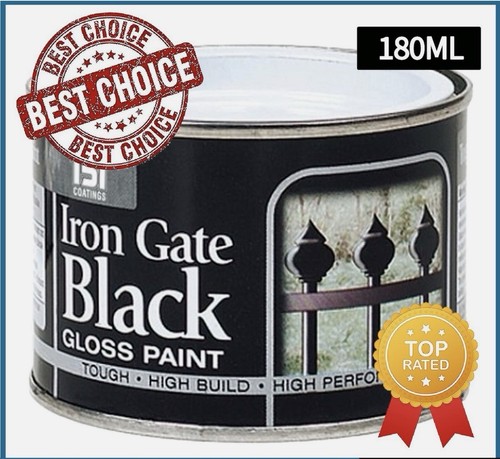 Black iron gate gloss - gloss, paint