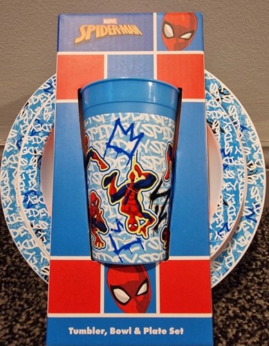 Spiderman dinner set - -, plate