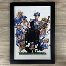 POLICE ACADEMY 3 FRAMED MOVIE POSTER ART: DREW STRUZAN