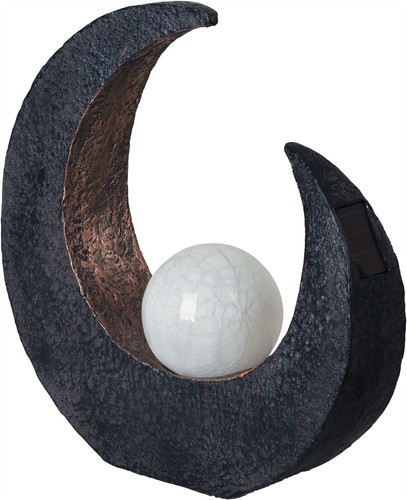 Solar powered half moon sun - solar,