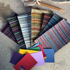 Fire Treated Boho Style Quirky Striped Woven Upholstery Fabric Curtains Per M