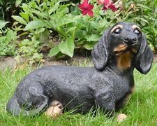 Bronze Dachshund Dogs Garden