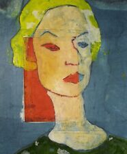 Original Mixed Media , 'Portrait of a Woman', Ben Carrivick (b.1980), Circa 2020