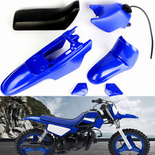 Blue Plastics Kit Yamaha Body Fairing Kit PW50 Fuel Tank Front Rear Fender Seat