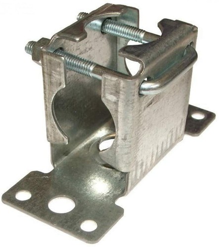 Pressed fascia bracket with - pressed,